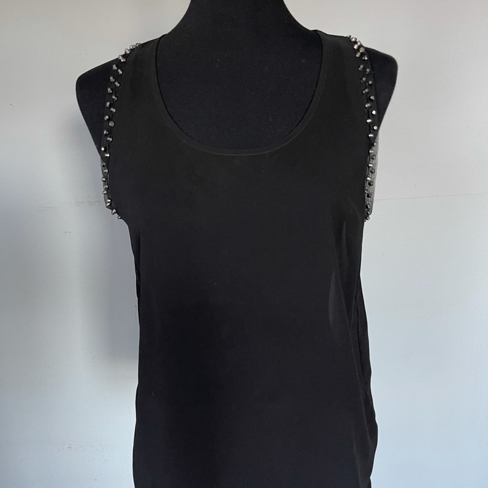 Black sheer top